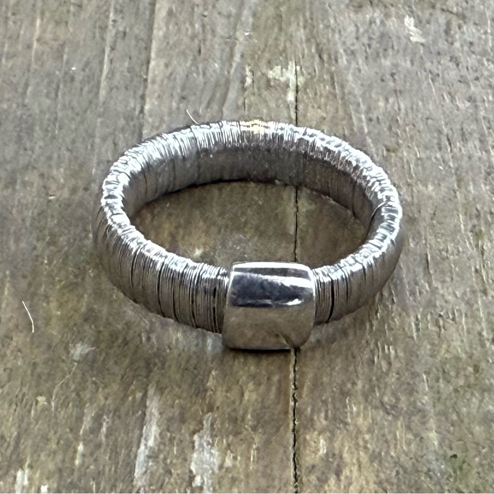 Vintage JCM .925 Sterling Silver Ring Size 6.5 Made in Italy